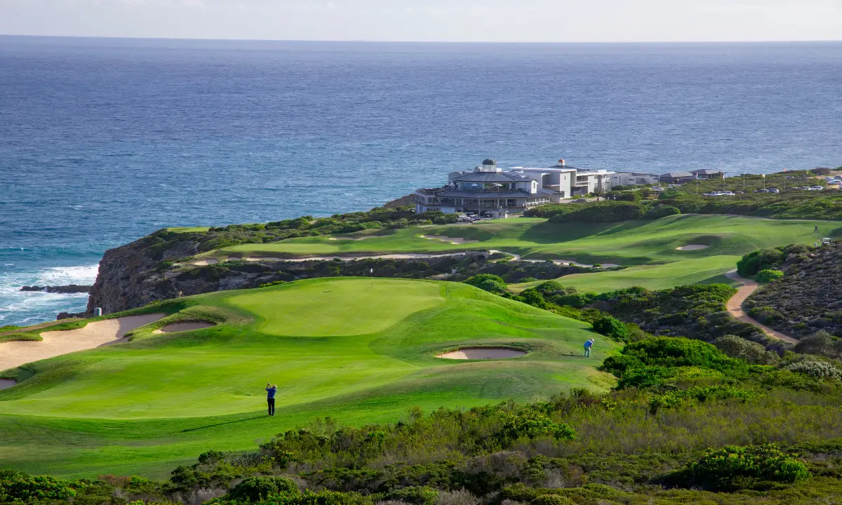 Pinnacle Point clifftop holes overlooking Indian Ocean