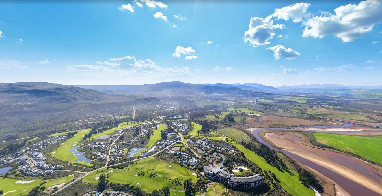 Arabella golf course overlooking Bot River Lagoon